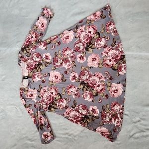 Agnes & Dora Floral XL 3/4 Sleeves with Pockets Gently Used